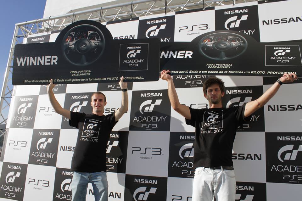 Vencedores Final Nacional GT Academy 2013 (Francisco Pereira e Miguel Faísca)
